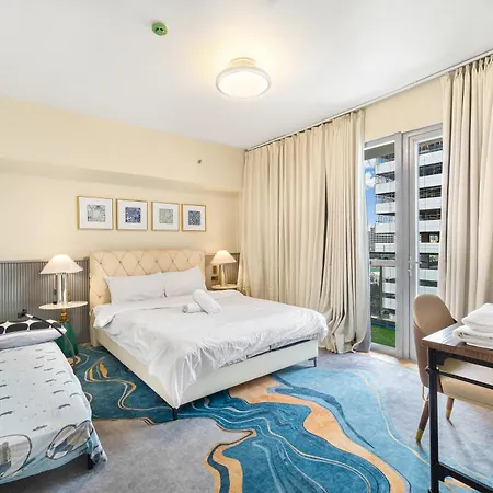 Cozy And Spacious High-Floor 2Br Near Airport & Moa With City View
